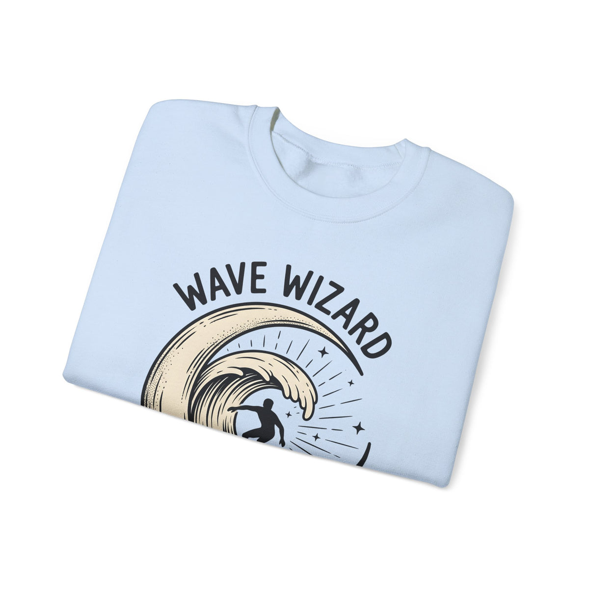 Surf Break Sweatshirt Surfing Coast Gift Women Hand Drawn Sweatshirt Wave Sweatshirt Surfer Fan Beach Graphic Illustration Line Art Star Motifs Sweatshirt