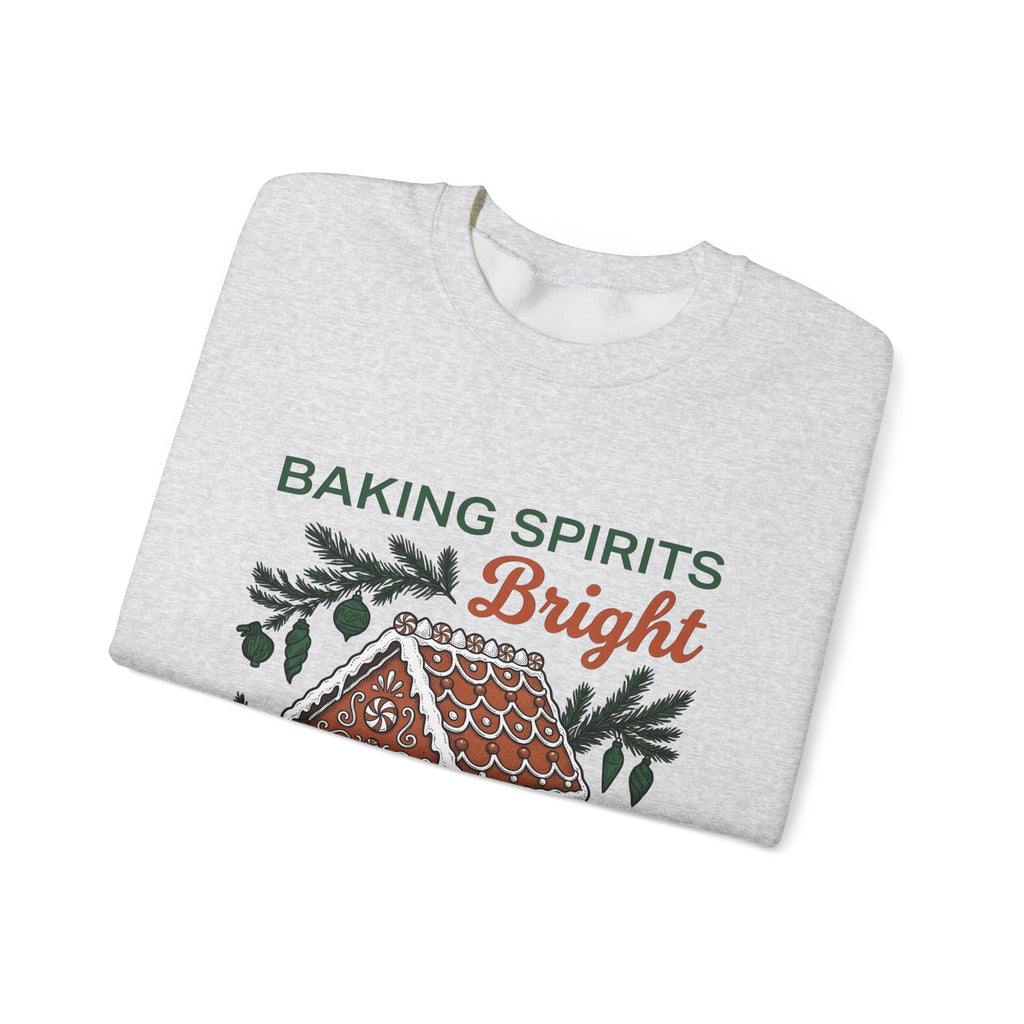 Gingerbread Cabin Sweatshirt Christmas Dessert Gift Women Cartoon Sweatshirt Gingerbread House Sweatshirt Xmas Fan Ginger Cartoon Sweatshirt Pastry Graphic
