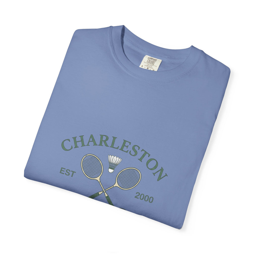 Badminton Racquets Badminton Group Gift Sketch Rackets Badminton Enthusiast Drawing Team Basic Birdie T-Shirt
