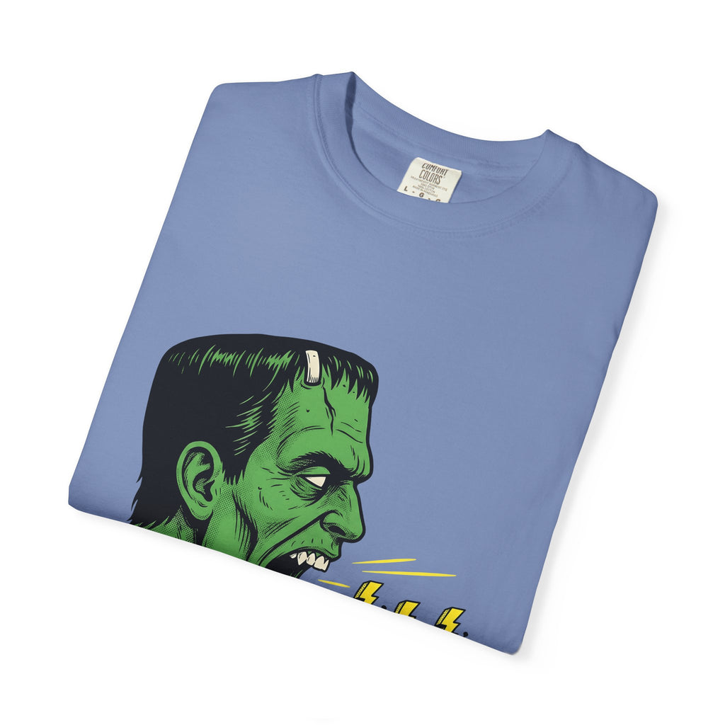 Frankenstein Creature Halloween Scary Gift Cartoon Monster Horror Fan Creepy Frightening T-Shirt