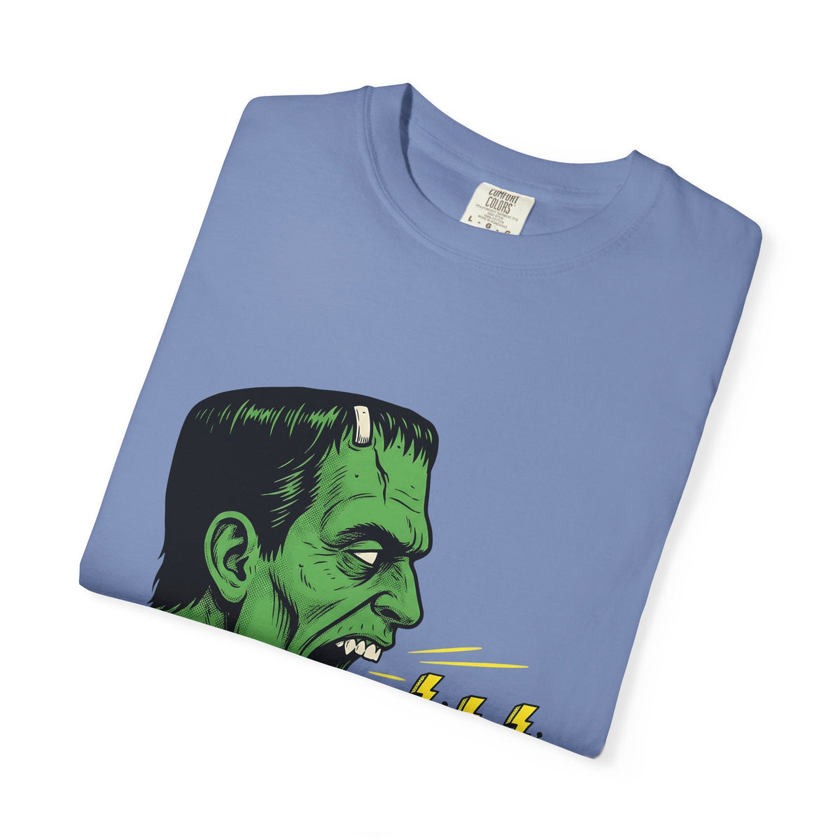 Frankenstein Creature Halloween Scary Gift Cartoon Monster Horror Fan Creepy Frightening T-Shirt