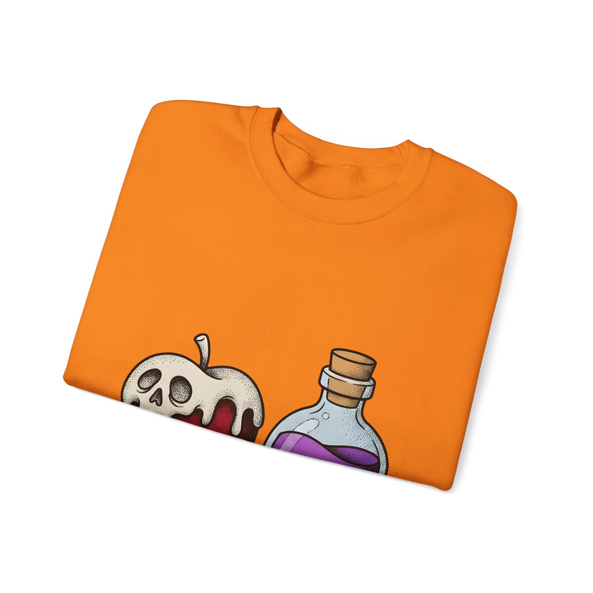 Deadly Fruit Elixir Sweatshirt Halloween Halloween Gift Women Cartoon Sweatshirt Poison Drink Sweatshirt Halloween Fan Comic Sweatshirt Spooky Graphic Hand