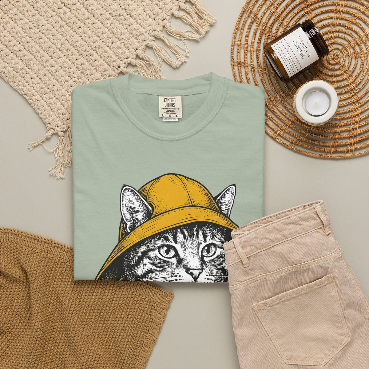 Orange Cat T-Shirt Cat Pets Gift Women Retro T-Shirt Kitty T-Shirt Feline Fan Cat Graphic Vintage T-Shirt Sketch Jacket T-Shirt