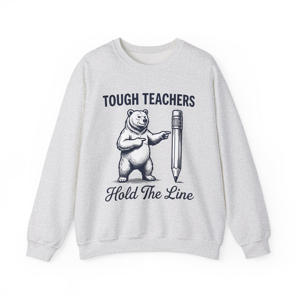 Bear Pen Sweatshirt Teachers Wildlife Gift Women Sketch Sweatshirt Pen Holder Sweatshirt Educator Enthusiast Drawing Illustration Retro Classroom Sweatshirt