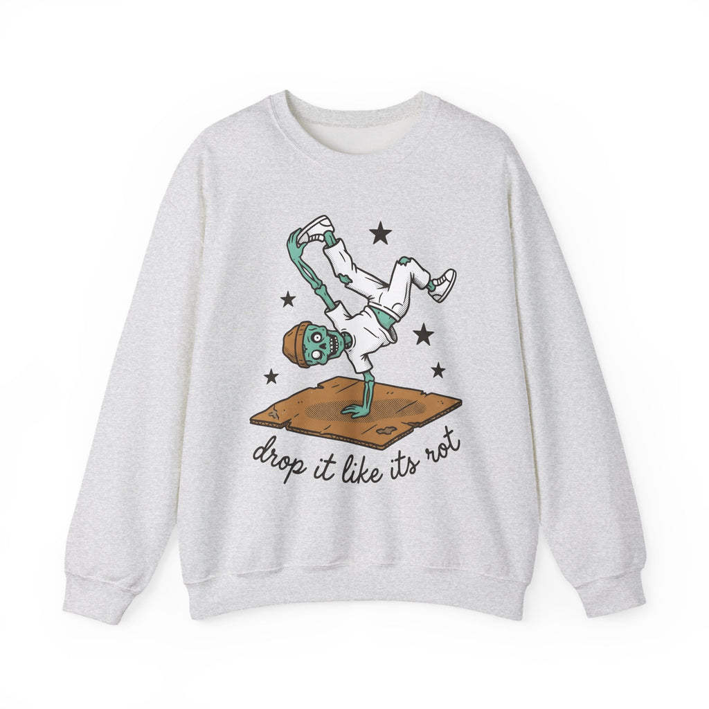 Dancing Skeleton Sweatshirt Halloween Ballet Gift Women Comic Sweatshirt Skeleton Sweatshirt Horror Fan Spooky Sweatshirt Dance Graphic Vintage Sparkles Sweatshirt