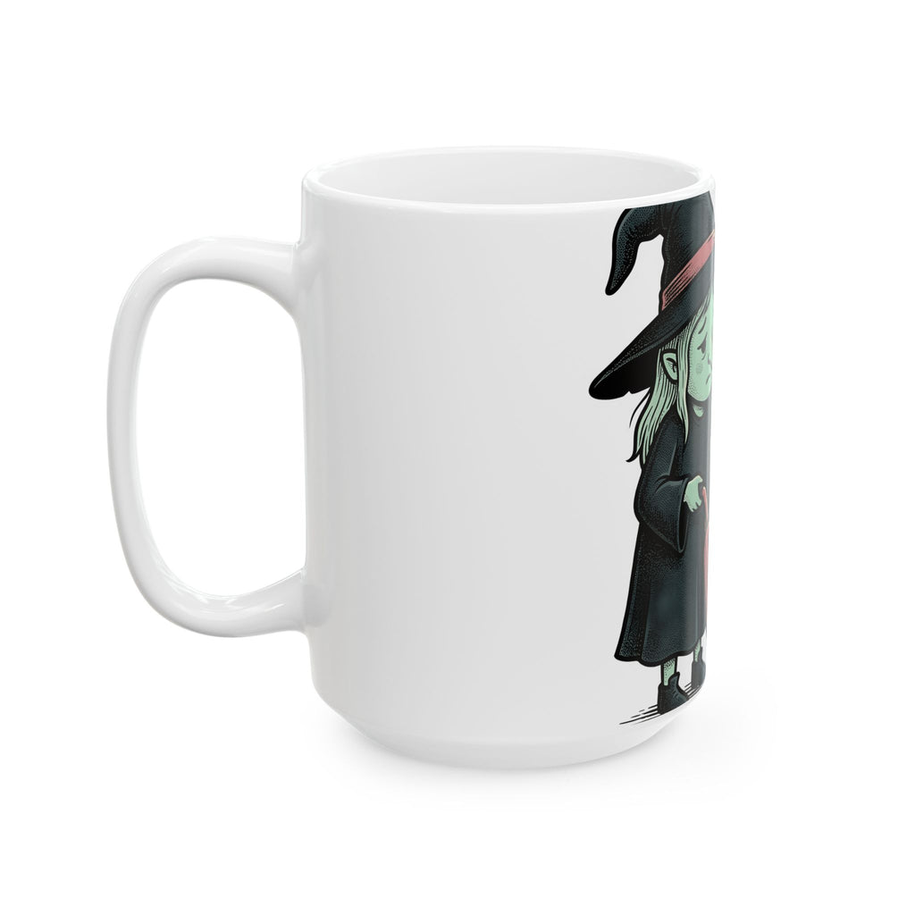 Magic Vacuum Mug Halloween Joke Gift Women Hand Drawn Mug Suction Machine Mug Horror Fan Hand Drawn Mug Prank Graphic Distressed