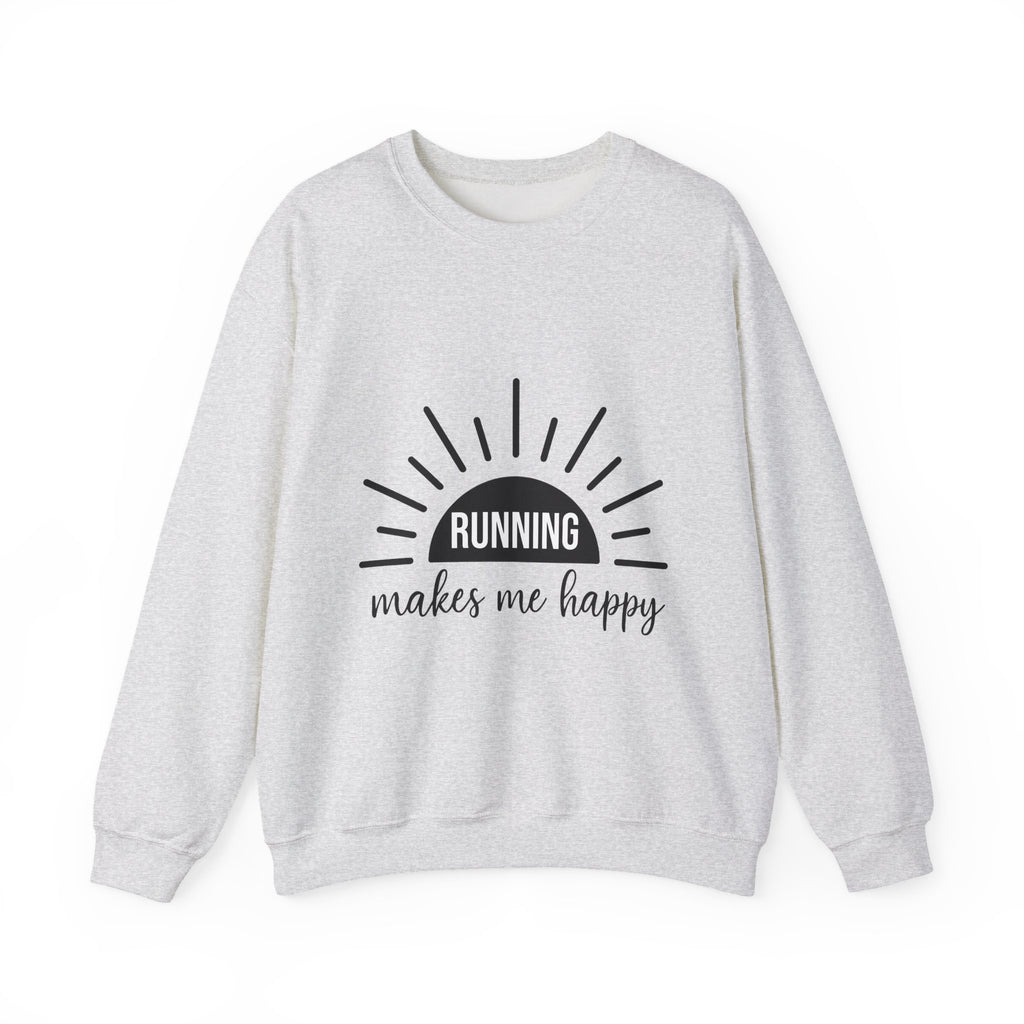 Dawn Illustration Sweatshirt Running Exercise Gift Women Basic Sweatshirt Morning Sweatshirt Runner Enthusiast Simple Sweatshirt Fitness Graphic Trendy