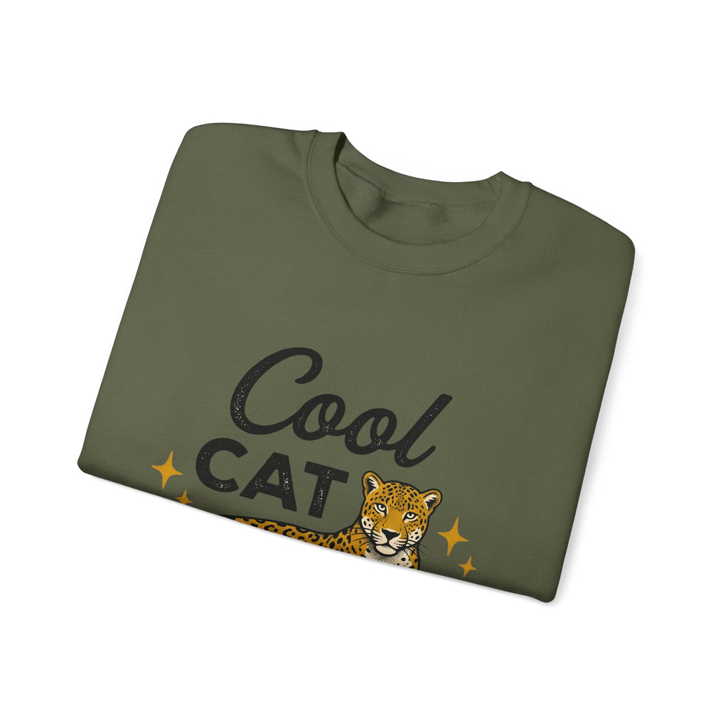 Spotted Cat Sweatshirt Cat Fauna Gift Women Antique Sweatshirt Tabby Cat Sweatshirt Cat Fan Feline Sweatshirt Wildlife Graphic Throwback Twinkles Sweatshirt