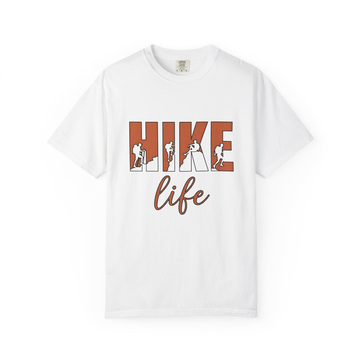 Backpacker Print T-Shirt Hiking Exploration Gift Women Striking T-Shirt Traveler T-Shirt Trekker Enthusiast Artistic T-Shirt Adventure Graphic