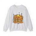 Pancake Stack Desserts Breakfast Gift Cartoon Pancakes Sweets Fan Cartoony Morning Bold Syrup Sweatshirt