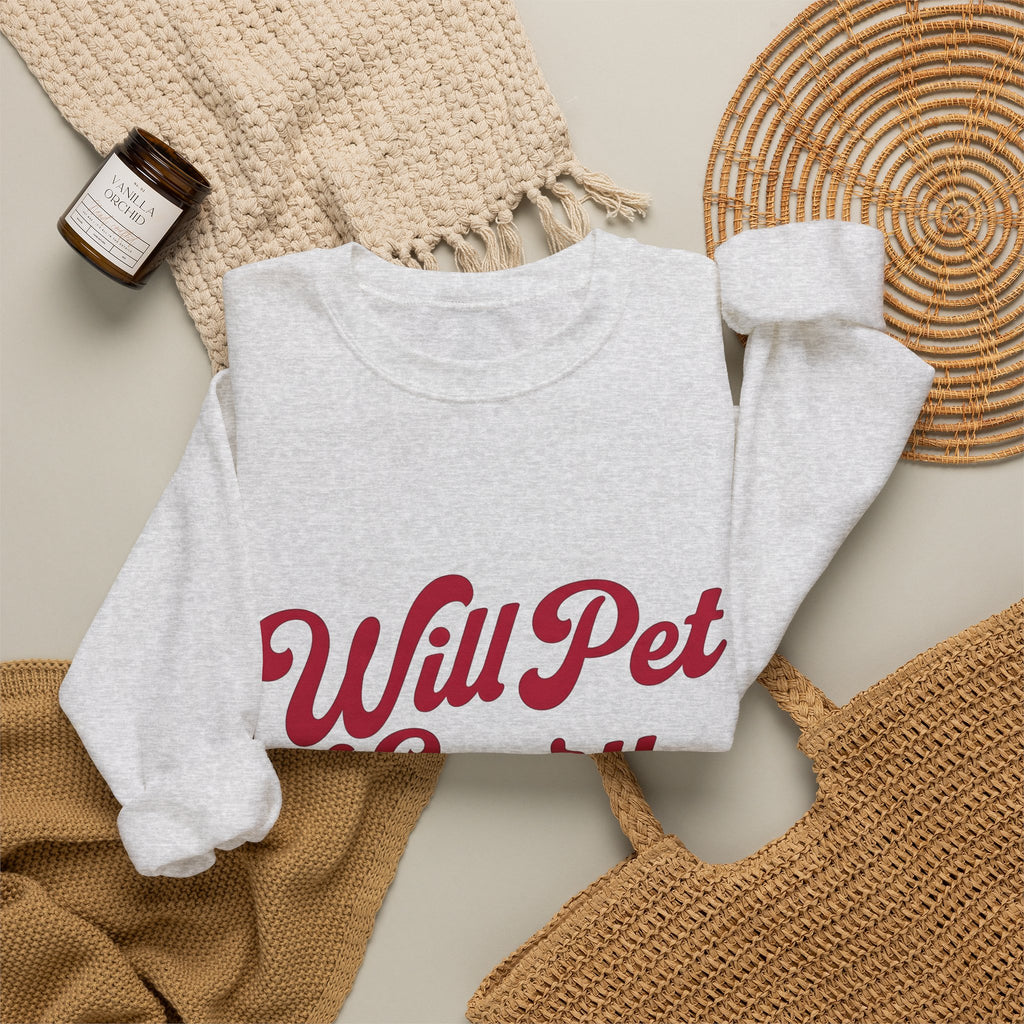 Puppy Phrase Sweatshirt Dog Pets Gift Women Comic Sweatshirt Puppy Sweatshirt Dog Fan Cartoon Sweatshirt Animal Graphic Old School Dog Bone Sweatshirt