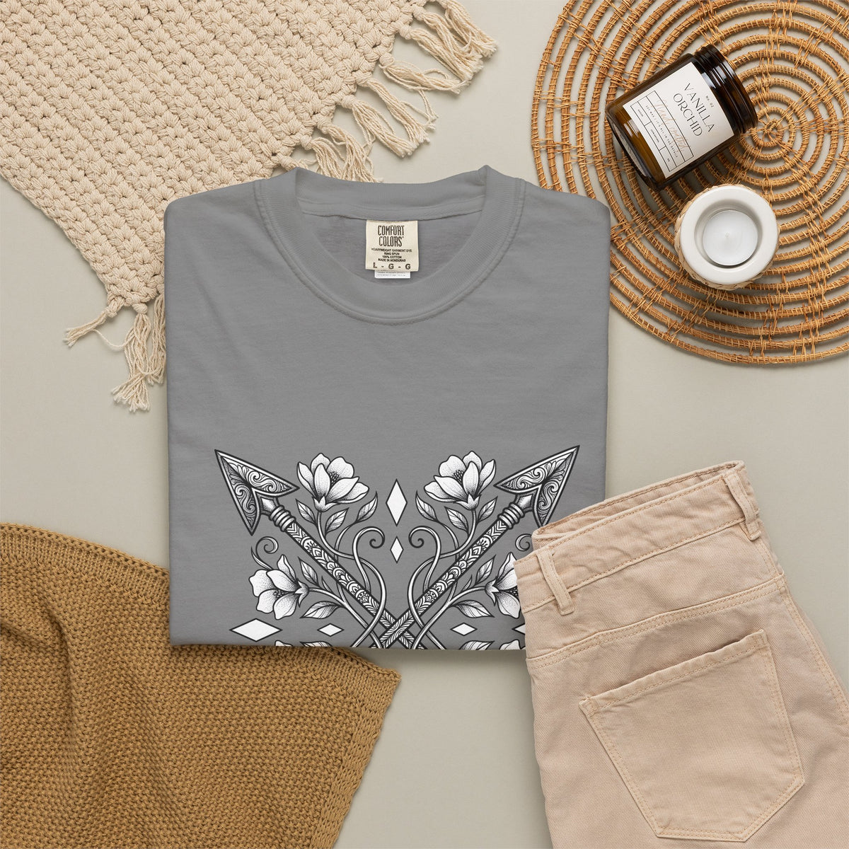 Crossed Arrows T-Shirt Cowgirl Rodeo Gift Women Tribal T-Shirt Arrows T-Shirt Cowgirl Fan Native T-Shirt Rodeo Graphic Classic Blossom T-Shirt