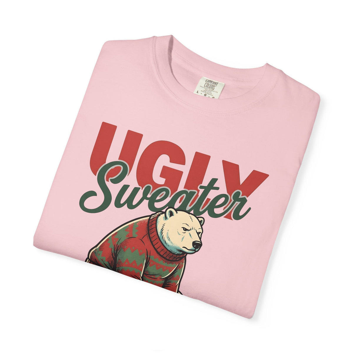 Arctic Bear Sweater Christmas Fauna Gift Nostalgic Polar Bear Xmas Fan Vintage Wildlife Doodle T-Shirt