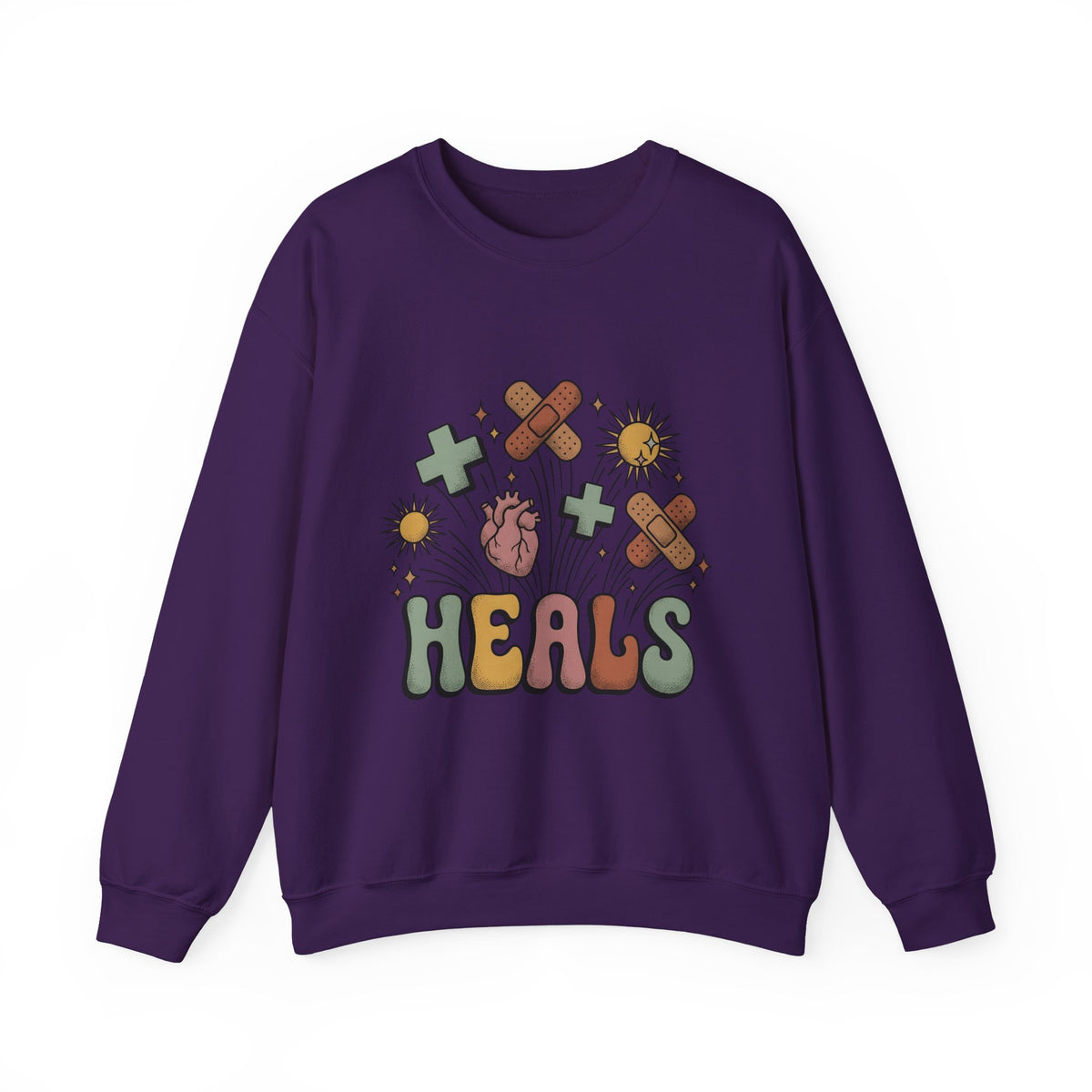 Anatomical Heart Sweatshirt Nurses Thank You Gift Women Classic Sweatshirt Heart Diagram Sweatshirt Nurse Practitioner Enthusiast Vintage Sweatshirt