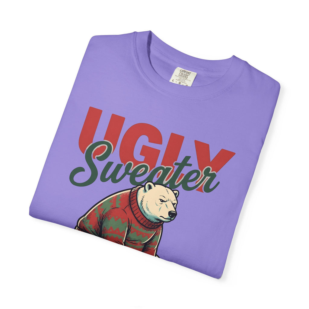 Arctic Bear Sweater Christmas Fauna Gift Nostalgic Polar Bear Xmas Fan Vintage Wildlife Doodle T-Shirt