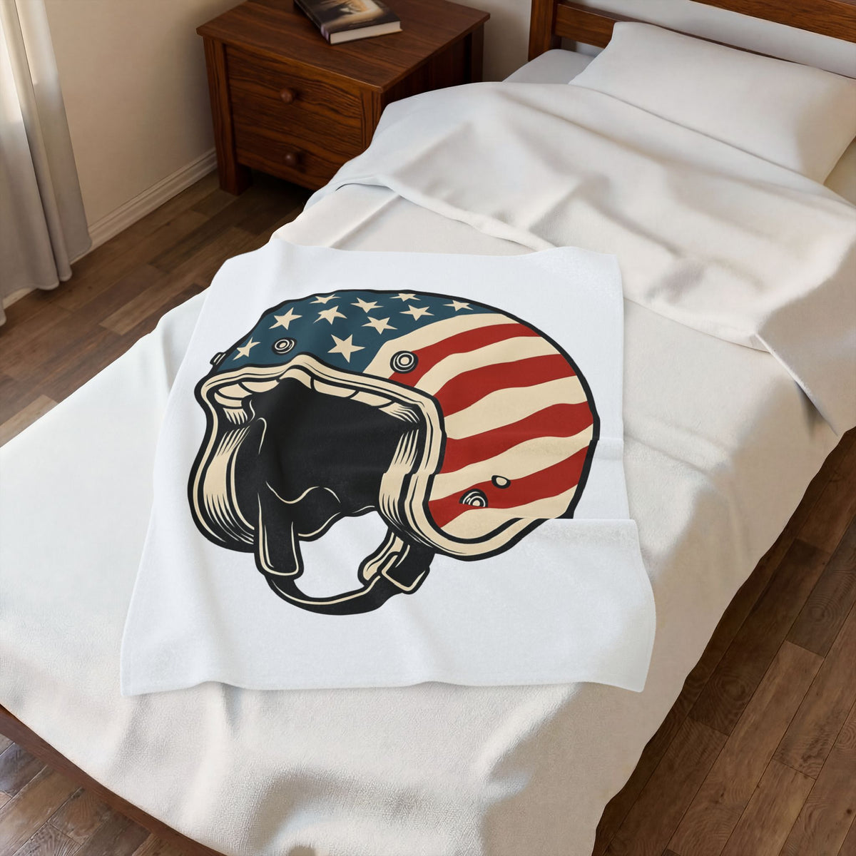 Us Flag Helmet Blanket 4th Of July Liberty Gift Women Retro Blanket Helmet Blanket Patriot Fan Vintage Blanket Retro Graphic Blanket Vintage Star