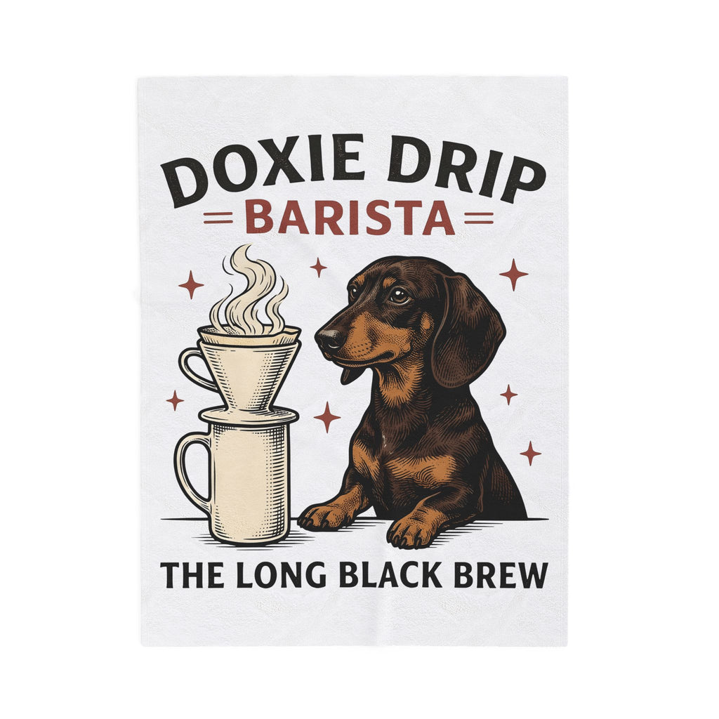 Dachshund Coffee Blanket Coffee Pet Gift Women Retro Blanket Wiener Dog Blanket Coffee Fan Java Vintage Blanket Dog Graphic Sketch Coffee Cup
