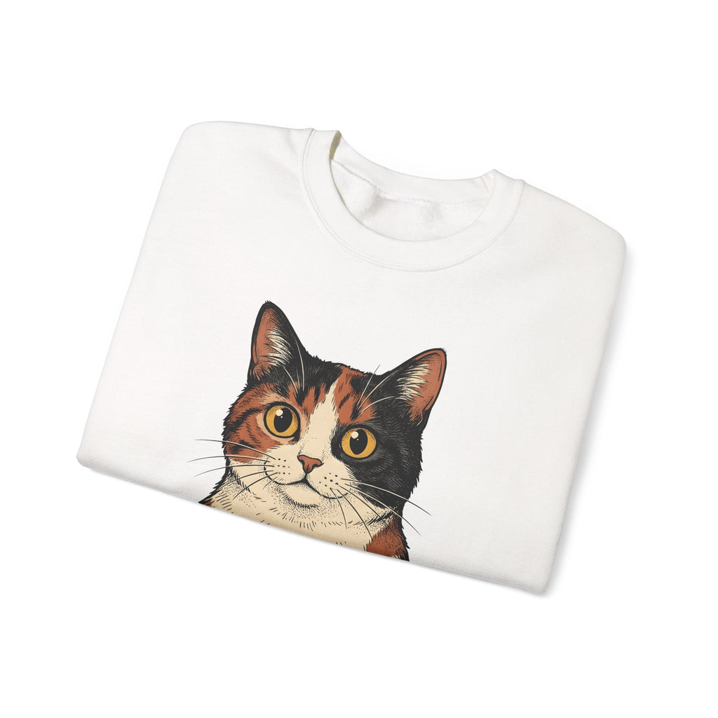 Kitten Sweatshirt Sweatshirt Cat Herbal Gift Women Sketch Sweatshirt Cat Cup Sweatshirt Cat Fan Feline Drawing Sweatshirt Herbalism Graphic Retro Tea Sweatshirt Sweatshirt