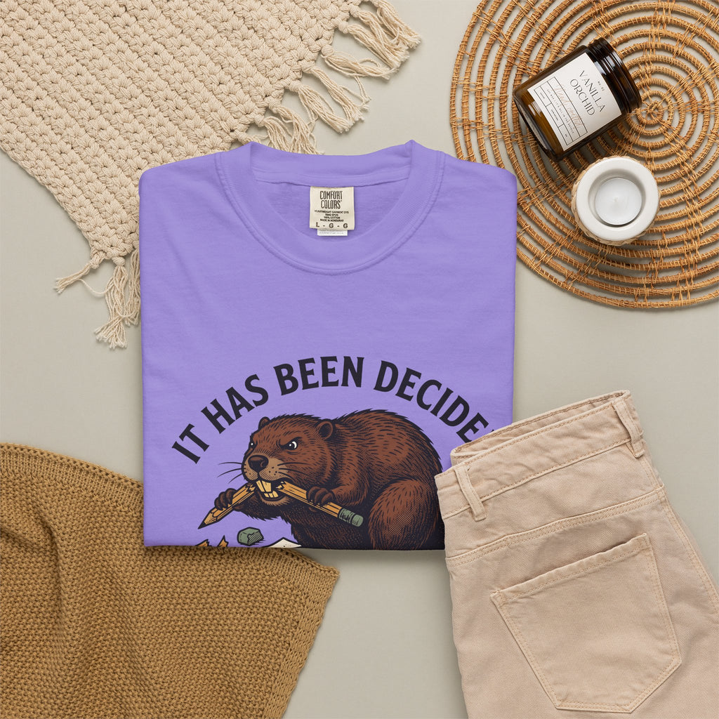 Beaver Critter T-Shirt Funny Random Designs Wildlife Gift Women Comic T-Shirt Beaver T-Shirt Humor Fan Cartoon T-Shirt Animal Graphic Retro Snapped