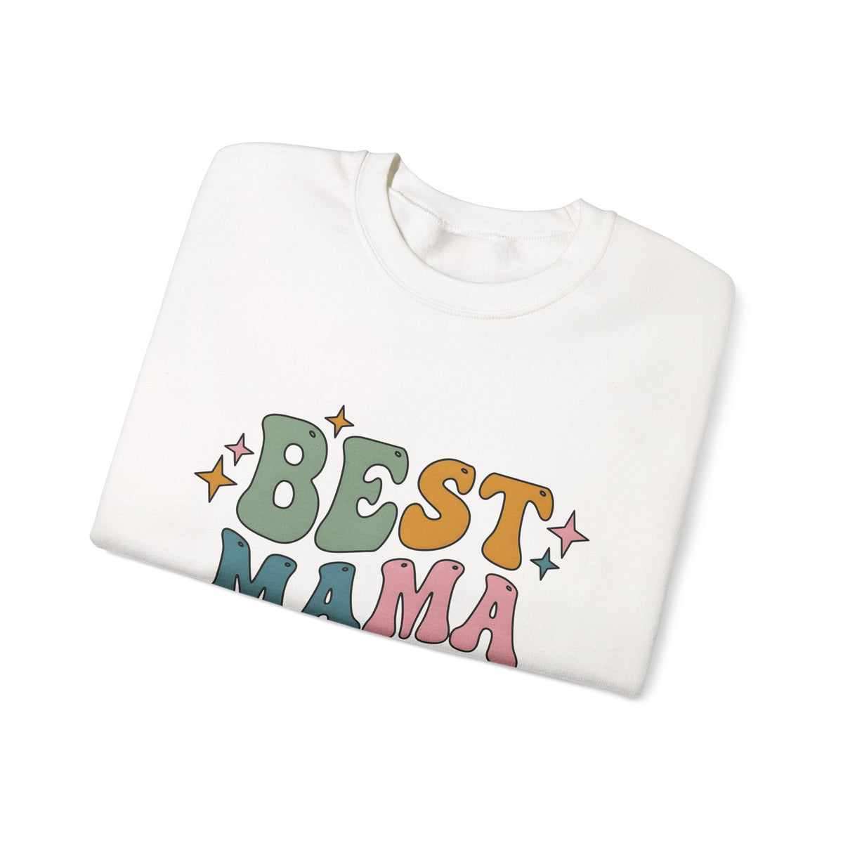 Funky Lettering Sweatshirt Moms Household Gift Women Vintage Sweatshirt Typography Sweatshirt Motherhood Fan Retro Sweatshirt Home Graphic Neon Sparkles Sweatshirt
