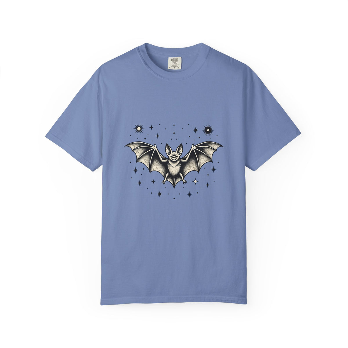 Bat Clipart T-Shirt Cottagecore Dark Art Gift Women Old School T-Shirt Flying Bat T-Shirt Cottage Fan Retro T-Shirt Gothic Graphic Doodle Twinkle