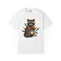 Raccoon Animals Seasonal Gift Playful Trash Panda Wildlife Fan Quirky Christmas Cartoon T-Shirt