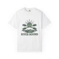 Crossed Canoe Paddles T-Shirt Kayaking Nature Gift Women Hand Drawn T-Shirt Paddles T-Shirt Kayaker Enthusiast Illustrated Design Outdoor Graphic