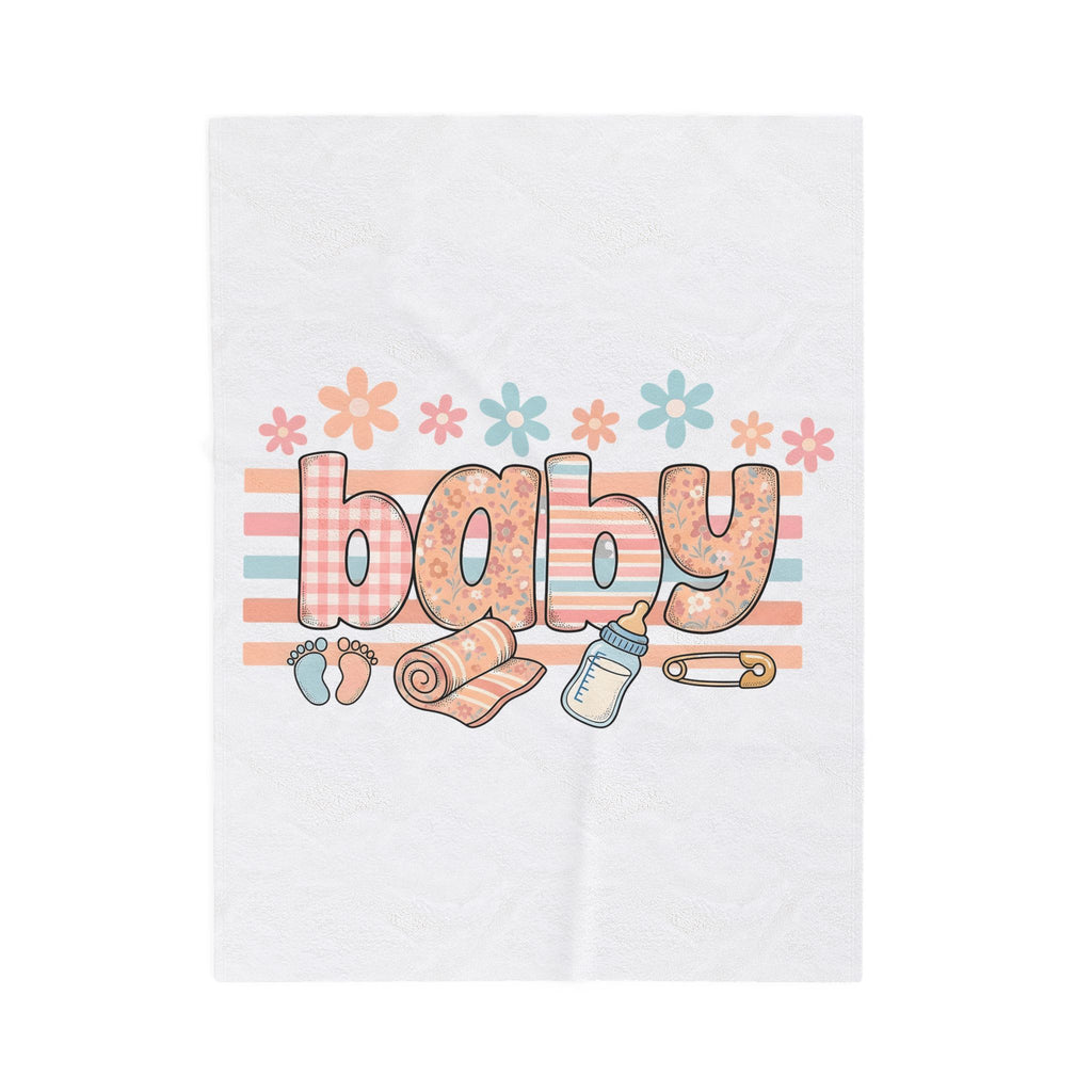 Baby Necessities Blanket Baby Event Gift Women Delightful Blanket Baby Gear Blanket Baby Fan Nursery Blanket Party Graphic Light Hues Petals Blanket