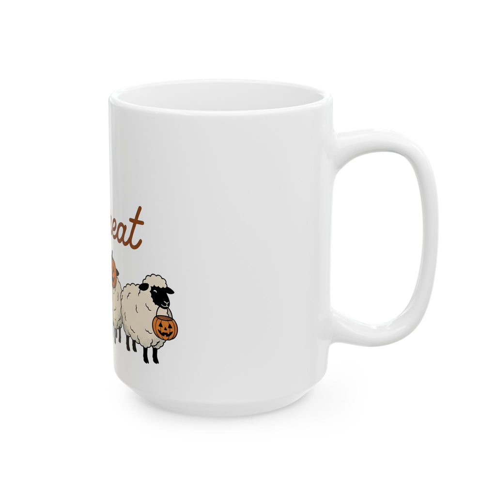 Sheep Costume Halloween Animal Gift Cartoon Sheep Costume Halloween Fan Toon Creature Vintage Mug