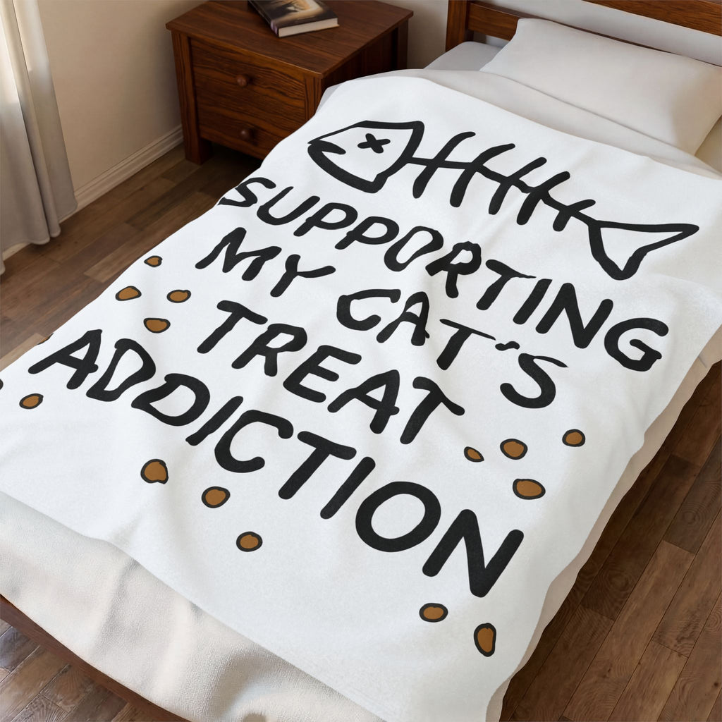 Fish Bone Blanket Cat Funny Gift Women Cute Blanket Fish Skeleton Blanket Cat Fan Fishy Blanket Humorous Graphic Sketch Cat Treats Blanket