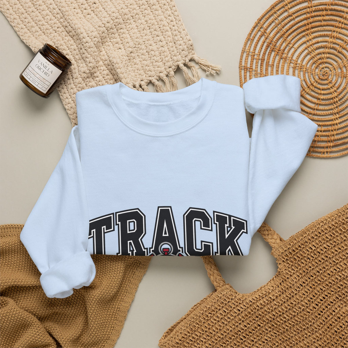 Stopwatch Graphic Sweatshirt Track And Field Mom Gift Women Varsity Sweatshirt Timer Sweatshirt Athlete Enthusiast Letterman Sweatshirt Mother Graphic Design