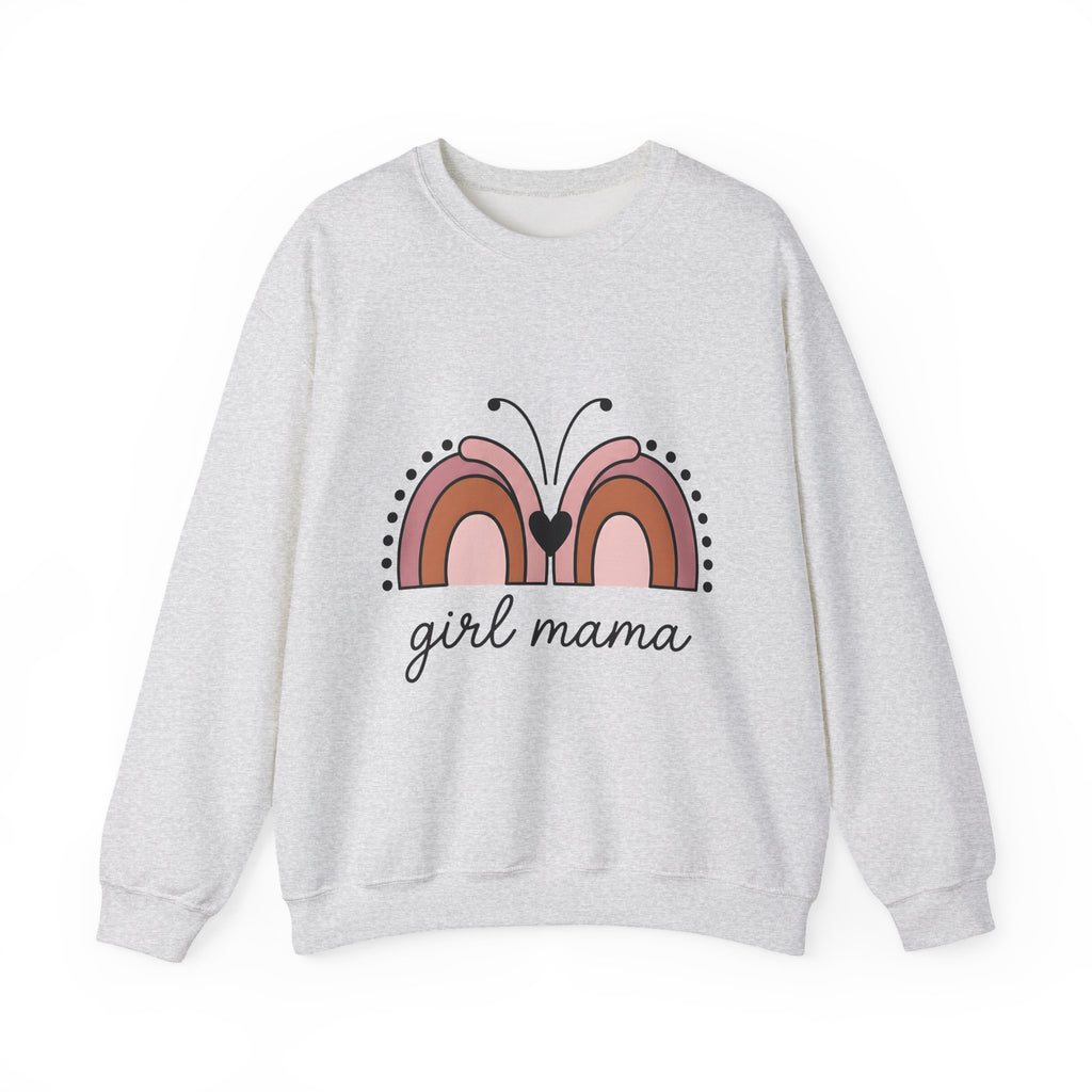 Rainbow Butterfly Sweatshirt Moms Family Gift Women Boho Sweatshirt Butterfly Sweatshirt Motherhood Enthusiast Hippie Sweatshirt Clan Graphic Minimalist Heart