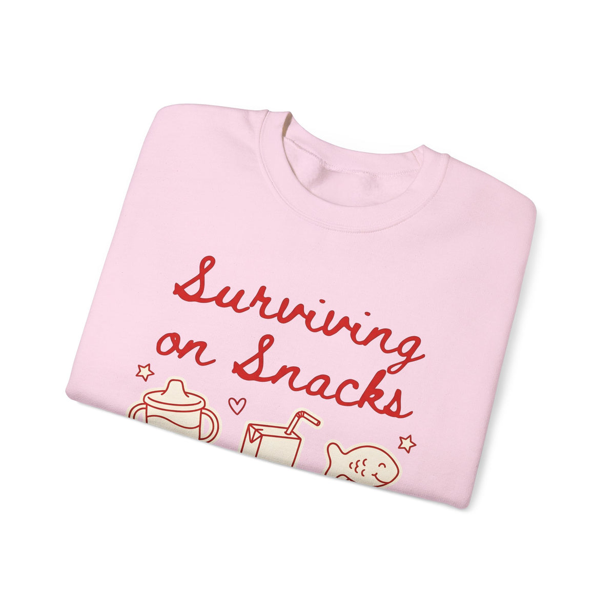 Snack Sketches Sweatshirt Moms Parenting Gift Women Fun Sweatshirt Food Illustrations Sweatshirt Motherhood Fan Cute Graphic Parenting Graphic Clean Teddy