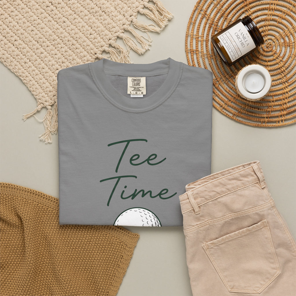 Golf Ball Golf Hiking Gift Flat Golf Golfing Fan Simple T-Shirt