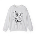 Dalmatian Sweatshirt Dog Fauna Gift Women Flat Sweatshirt Dalmatian Sweatshirt Dog Fan Graphic Design Illustration Sketch Spot Design Sweatshirt