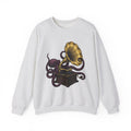 Octopus Phonograph Sweatshirt Animal Sound Gift Women Classic Sweatshirt Gramophone Sweatshirt Pet Fan Retro Sweatshirt Audio Graphic Doodle Music Player