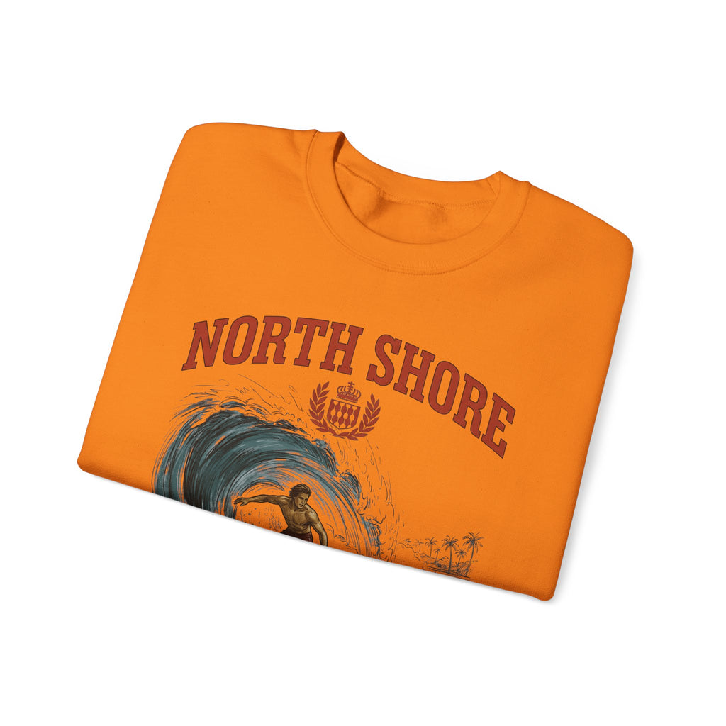 Surfer Wave Surfing Beach Gift Vintage Wave Surfer Fan Retro Coastal Hand Drawn Palm Sweatshirt