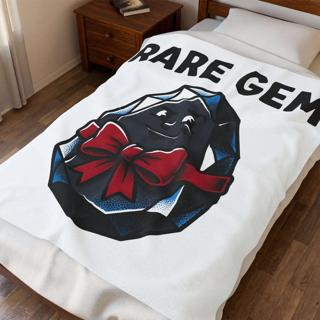 Jewel Icon Christmas Satire Gift Animation Gemstone Xmas Fan Cartoon Parody Classic Crimson Knot Blanket