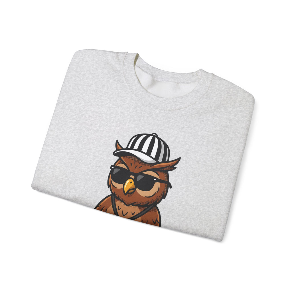 Owl Umpire Sports Activities Workout Gift Owl Athlete Enthusiast Fitness Sweatshirt