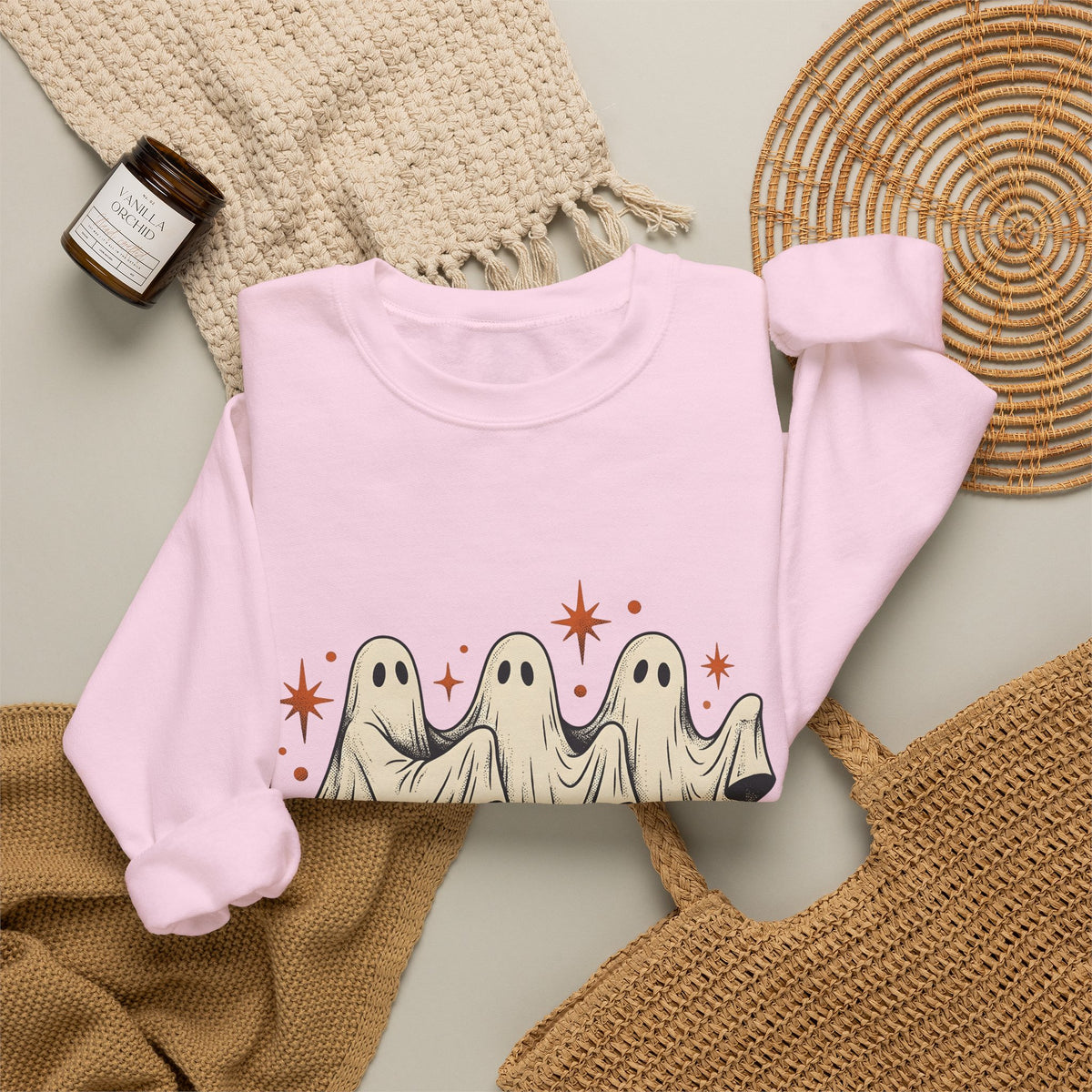 Apparition Skate Sweatshirt Halloween Rollerblade Gift Women Hand Drawn Sweatshirt Skateboard Sweatshirt Spooky Fan Hand Drawn Sweatshirt Inline Skate Graphic