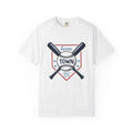Baseball Graphic T-Shirt America/4th Of July Sports Gift Women Vintage T-Shirt Baseball T-Shirt Patriot Fan Distressed T-Shirt Athletic Graphic