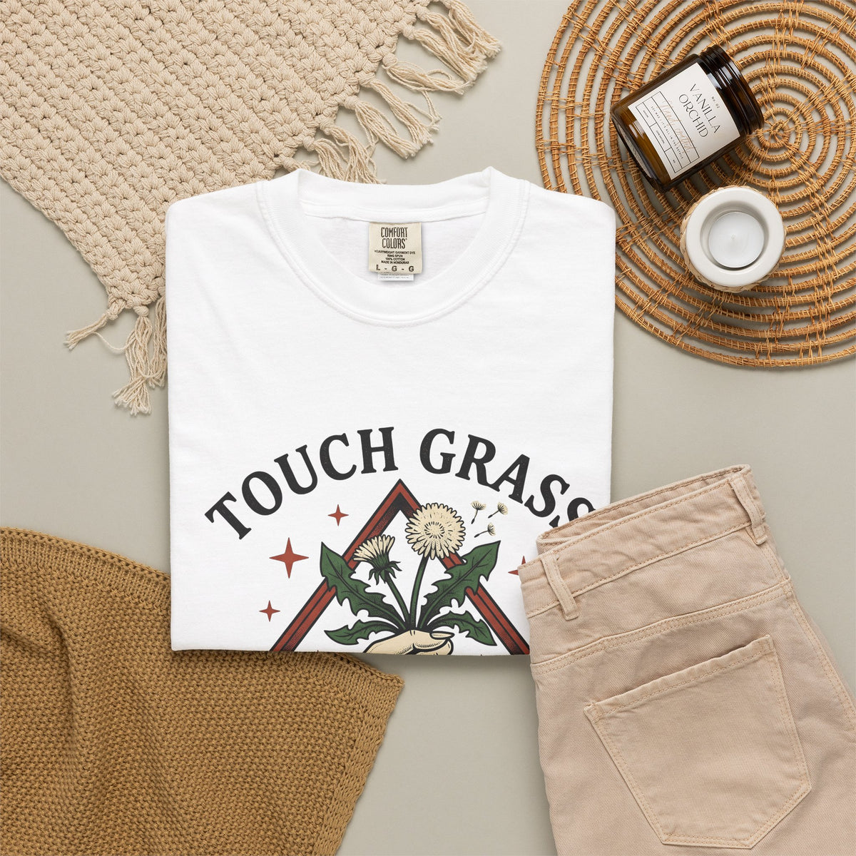 Hand Seed Head T-Shirt Boho Chic Environment Gift Women Old Fashioned T-Shirt Dandelion T-Shirt Hippie Fan Vintage T-Shirt Eco Graphic Sketch