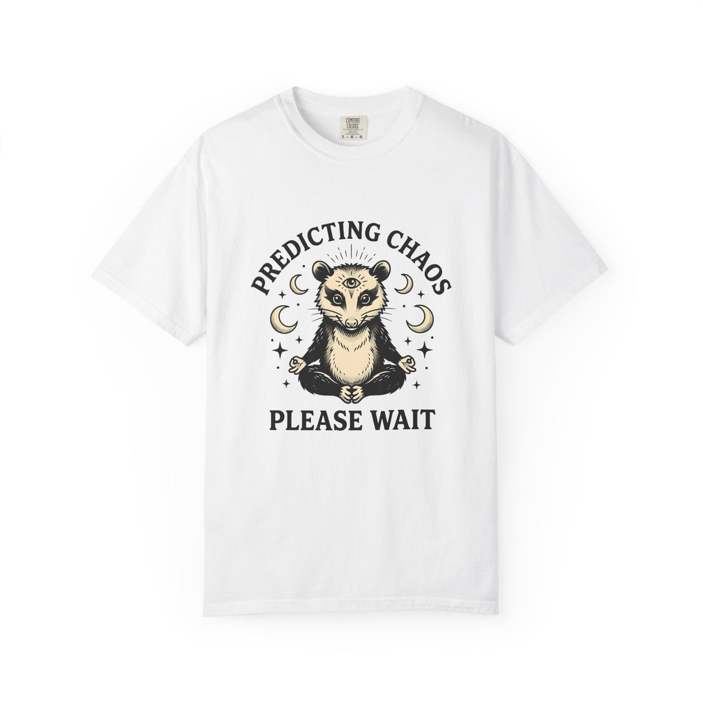 Peaceful Possum T-Shirt Possum Fauna Gift Women Mystical T-Shirt Opossum T-Shirt Possum Enthusiast Magical T-Shirt Wildlife Graphic Old School Moon