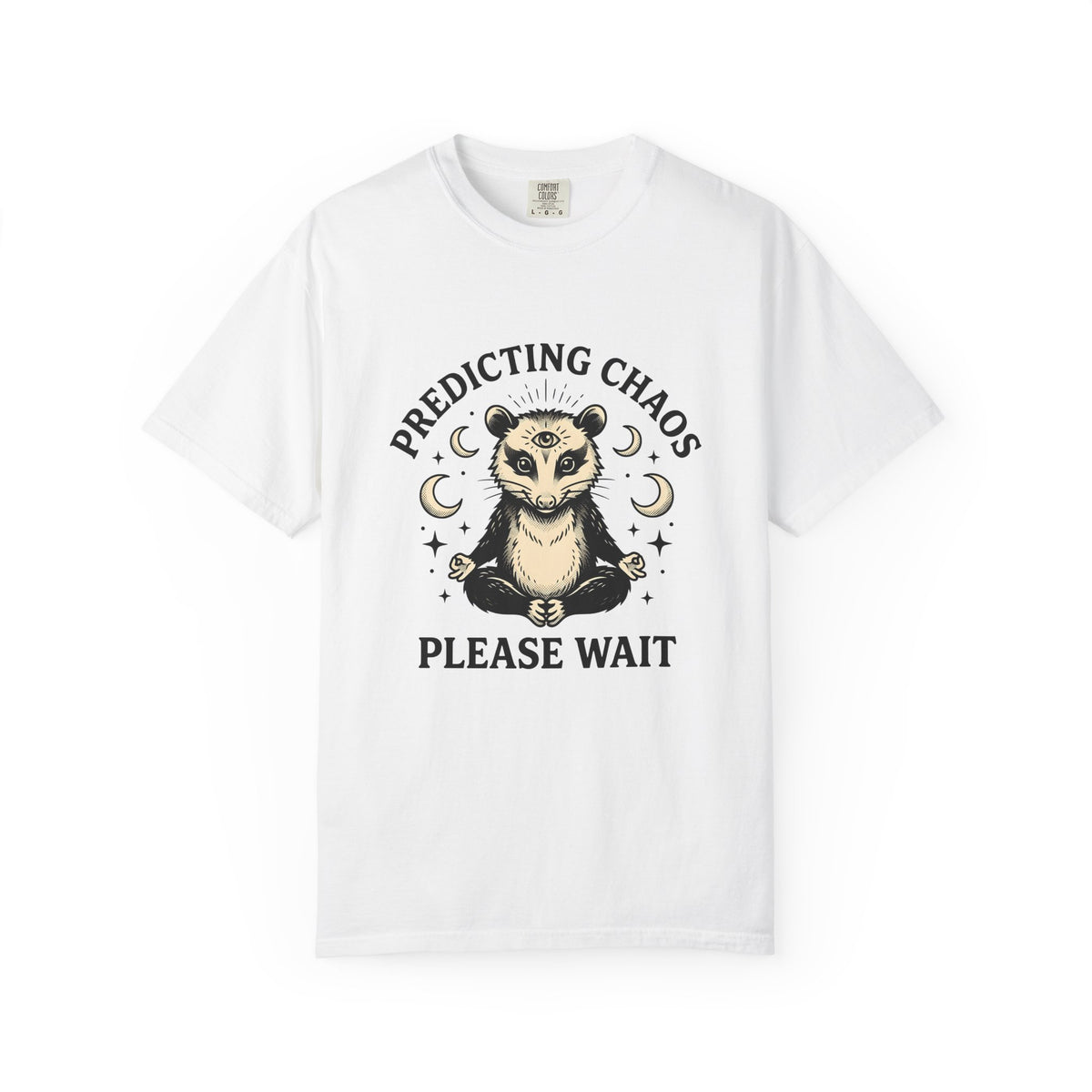 Peaceful Possum T-Shirt Possum Fauna Gift Women Mystical T-Shirt Opossum T-Shirt Possum Enthusiast Magical T-Shirt Wildlife Graphic Old School Moon
