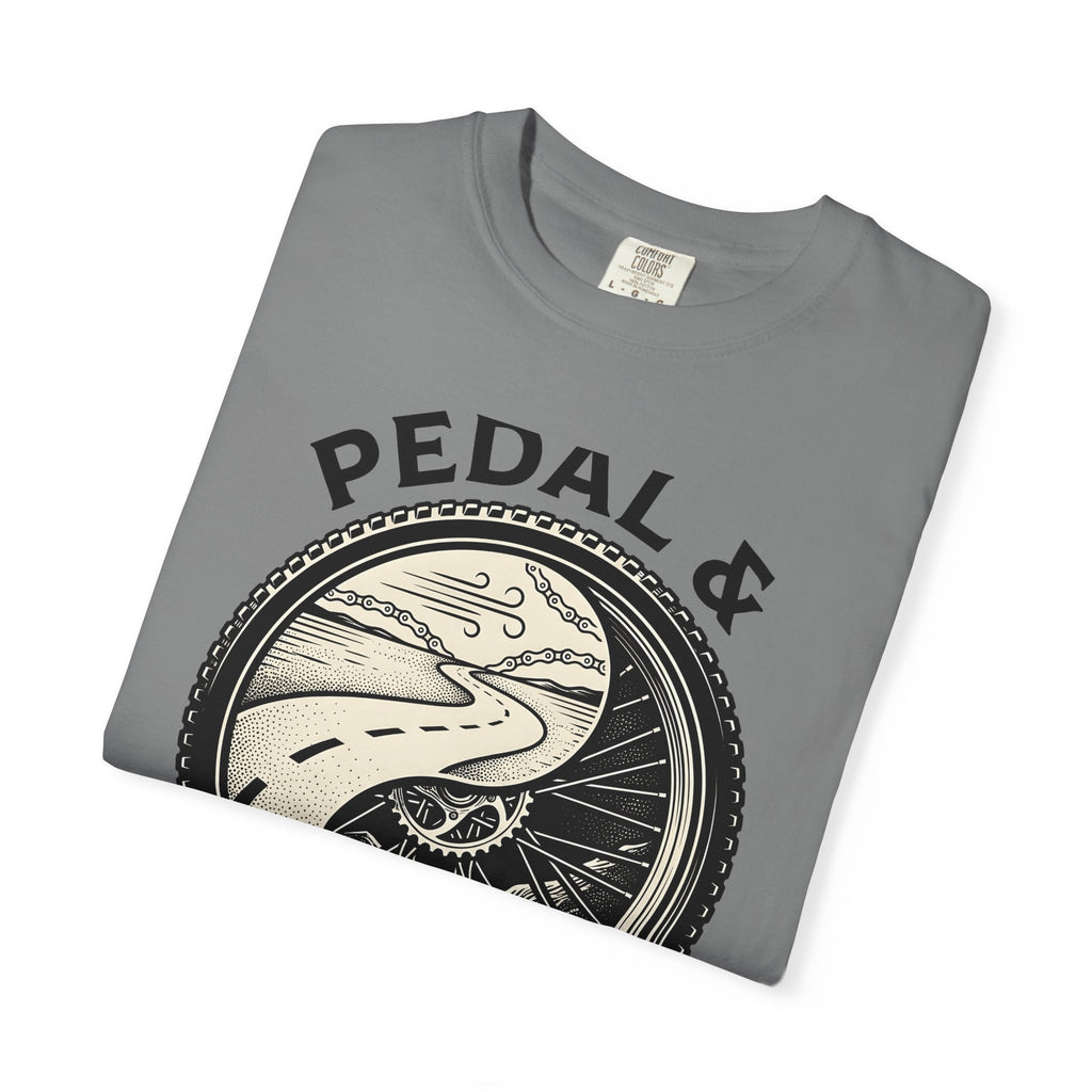 Biking Wheel T-Shirt Cycling Journey Gift Women Heritage T-Shirt Spokes T-Shirt Cyclist Enthusiast Vintage T-Shirt Travel Graphic Nostalgic