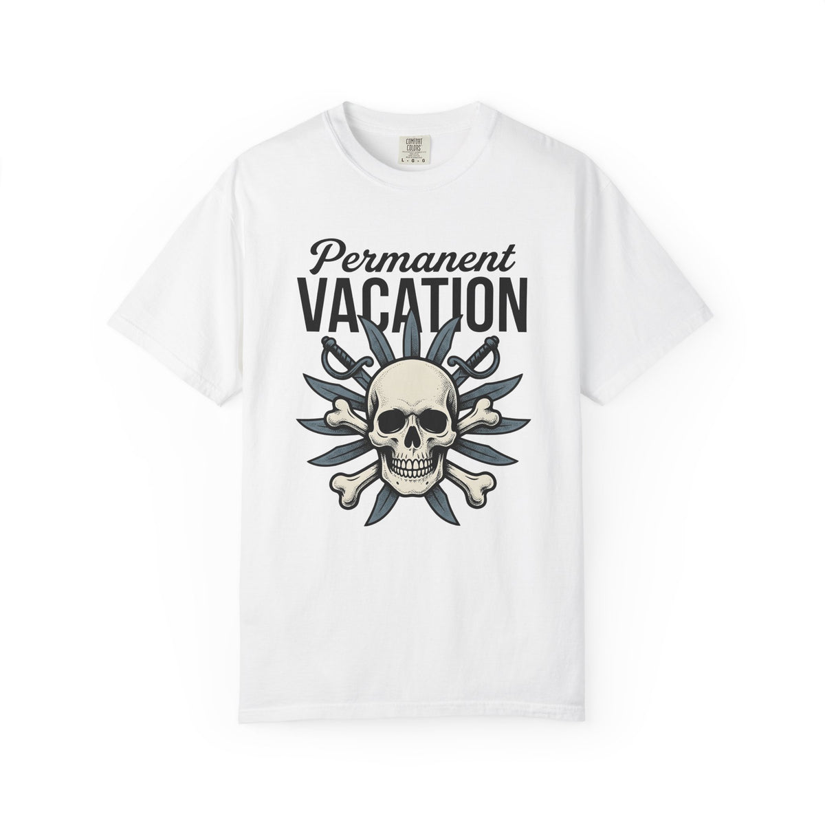 Skull Crossbones Image T-Shirt Skull Sea Gift Women Traditional T-Shirt Jolly Roger T-Shirt Skeleton Fan Vintage T-Shirt Oceanic Graphic Hand Drawn