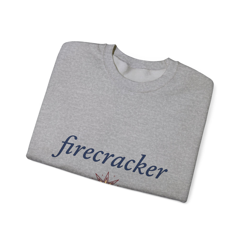 Star Burst Holiday Patriotic Gift Playful Explosion Christmas Fan Firework Minimalist Spark Sweatshirt