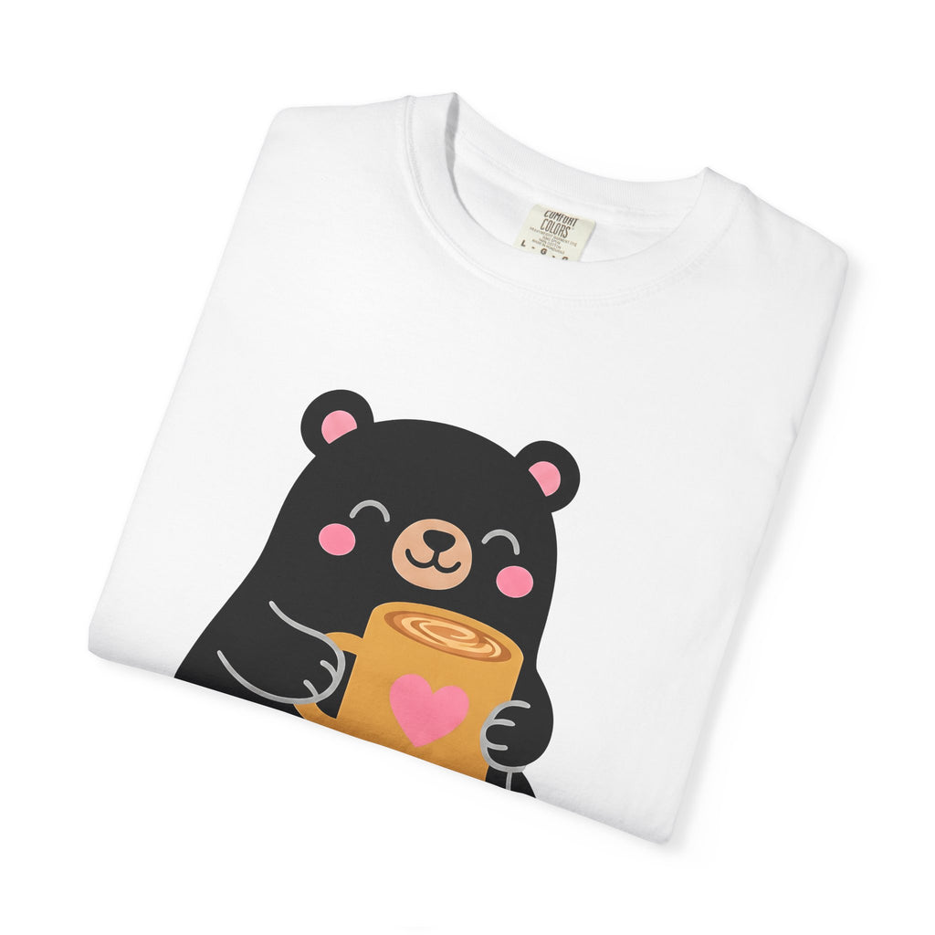 Bear Coffee Cup Coffee Animal Gift Cute Mug Coffee Fan Coffee Mug Kawaii Minimalist T-Shirt