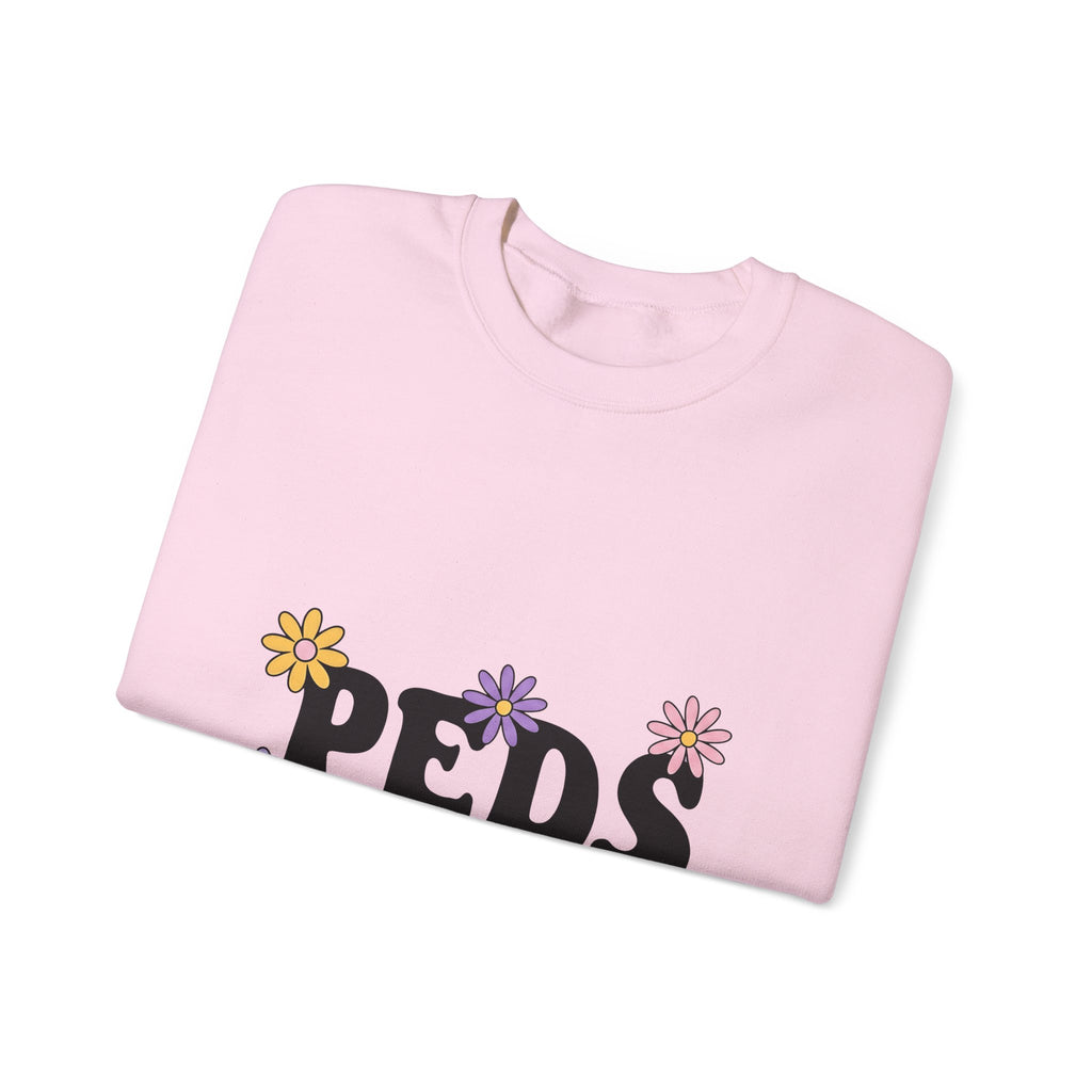 Blossom Lettering Sweatshirt Nurses School Gift Women Hippie Sweatshirt Typography Sweatshirt Nurse Enthusiast Bohemian Sweatshirt Education Graphic Classic