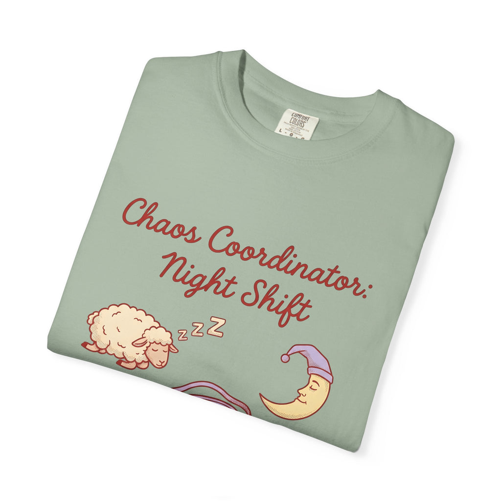 Sleep Items Print T-Shirt Moms Sleepytime Gift Women Line Art T-Shirt Bedtime T-Shirt Motherhood Enthusiast Illustration Design Slumber Graphic